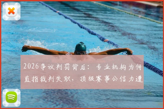 2026争议判罚背后:专业机构为何直指裁判失职,顶级赛事公信力遭质疑